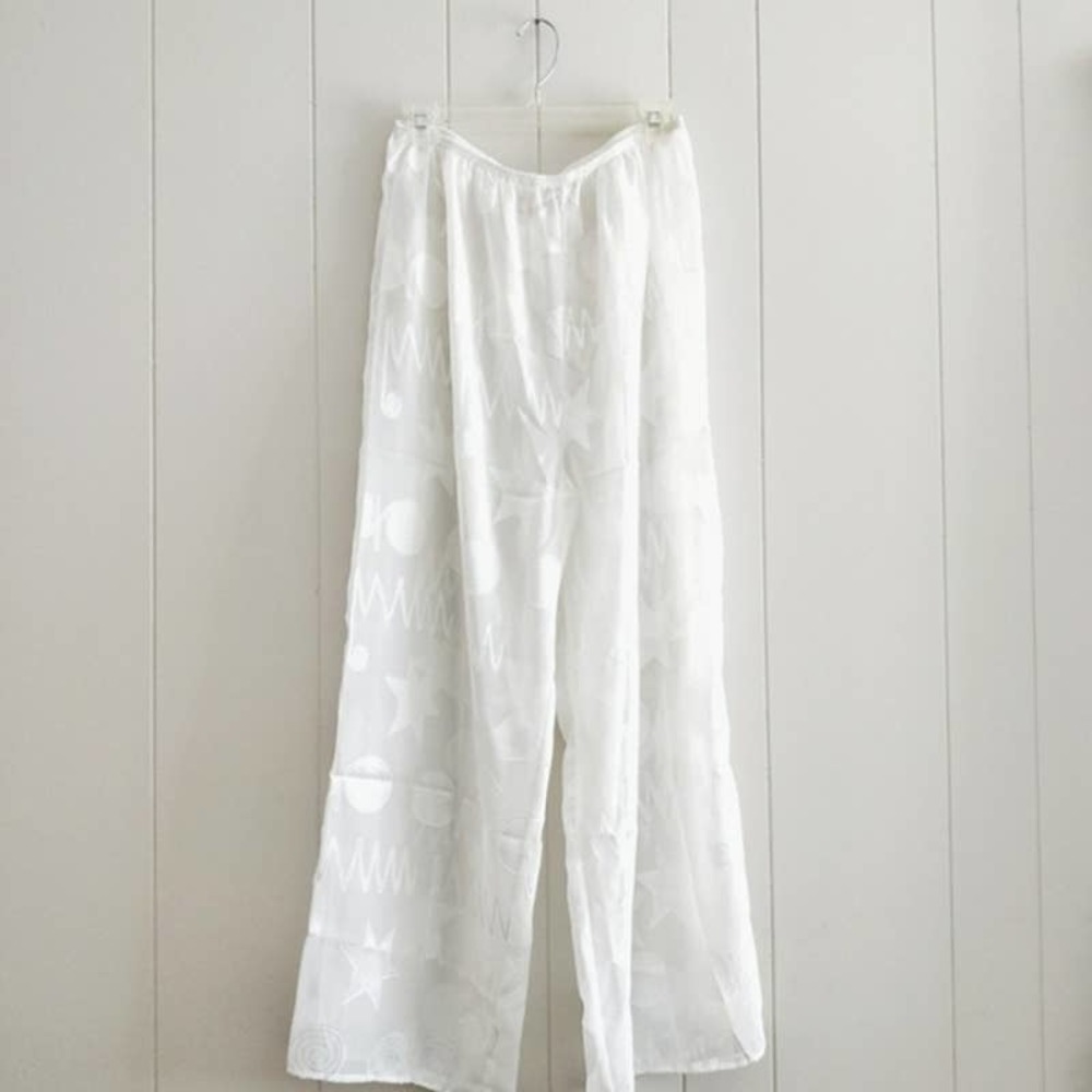 VTG VICTORIA'S SECRET Sheer White Shapes Pant M